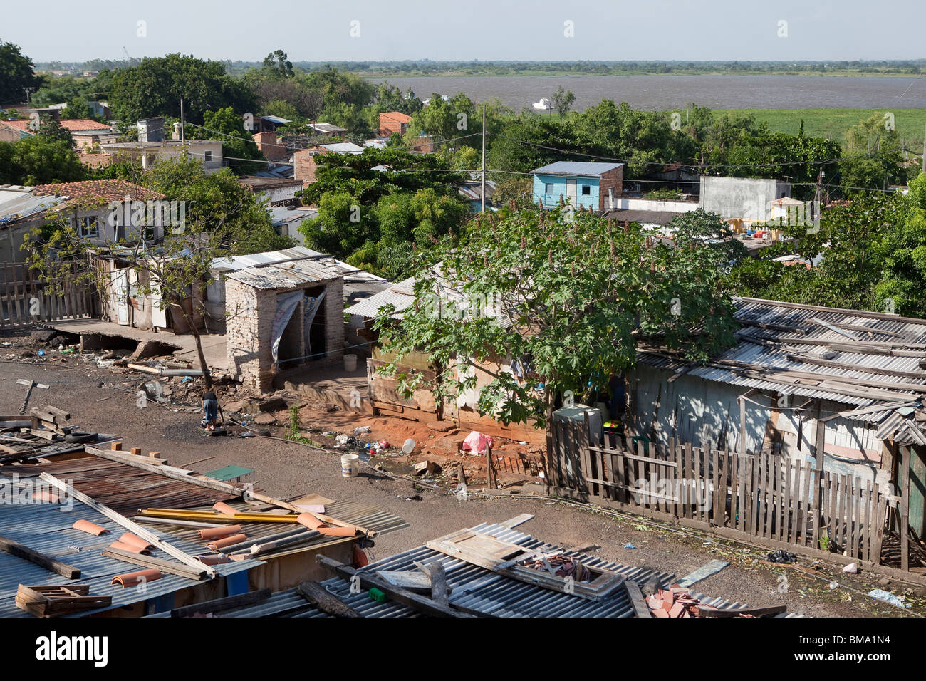 Favella shanty town football project hi-res stock photography and images -  Alamy