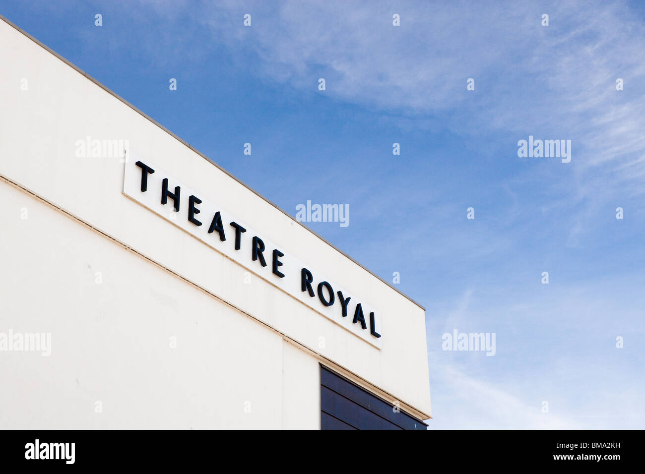 Theatre Royal sign, Norwich city centre, Norfolk Englad Stock Photo Alamy