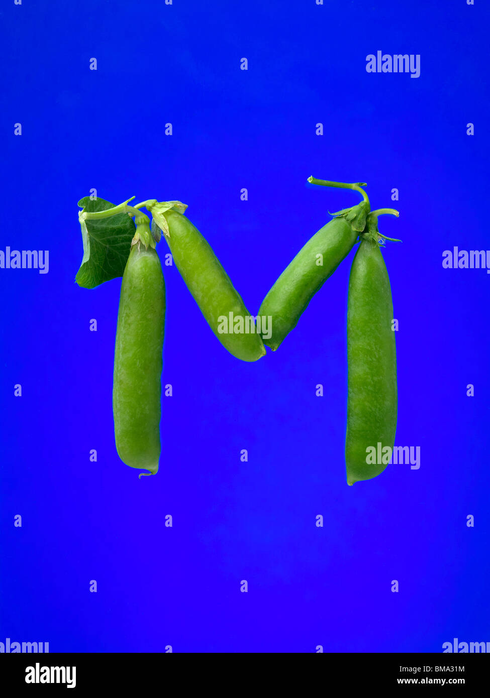 food letter M Stock Photo