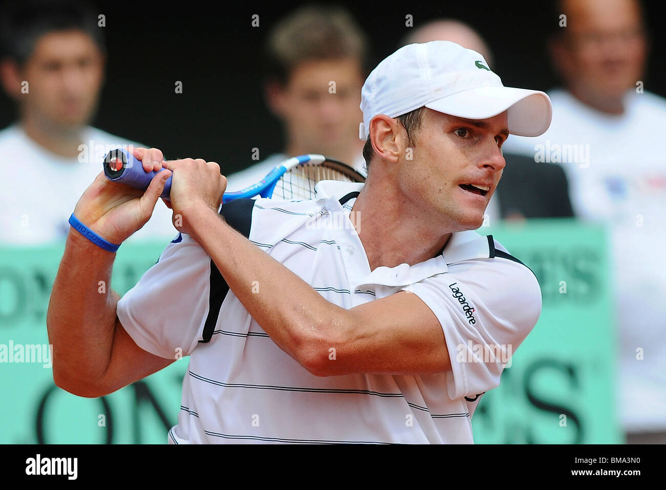 Andy Roddick (USA) competing at the 2010 French Open Stock Photo - Alamy