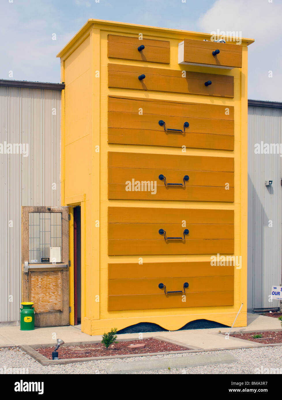 Giant Bureau at a furniture store in Franklin Indiana Stock Photo