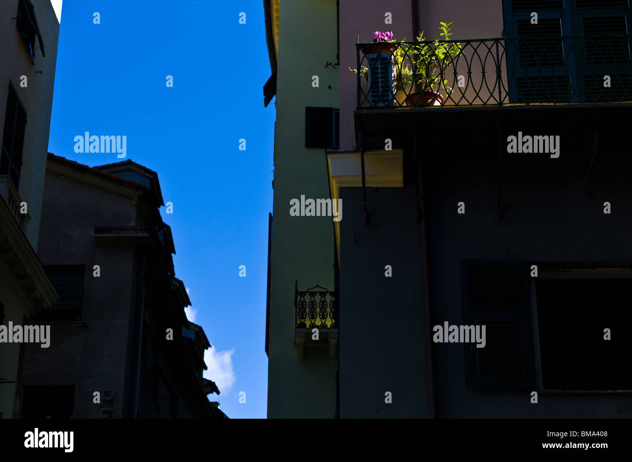 Genova, Italy: Streetscene Stock Photo