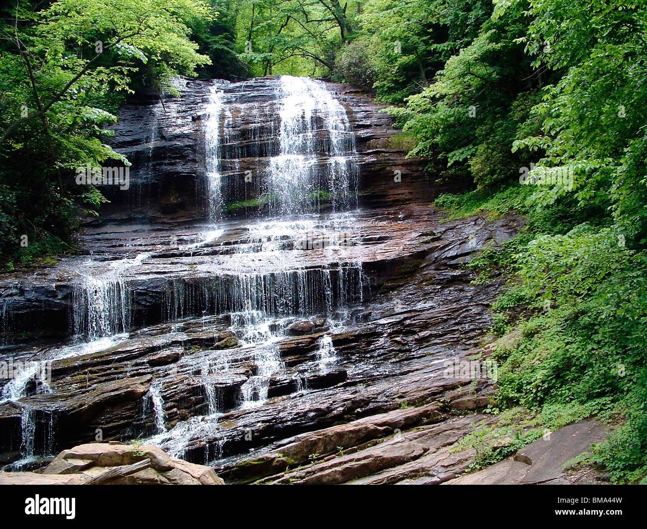 Pearson Falls. Tryon, North Carolina Stock Photo Alamy