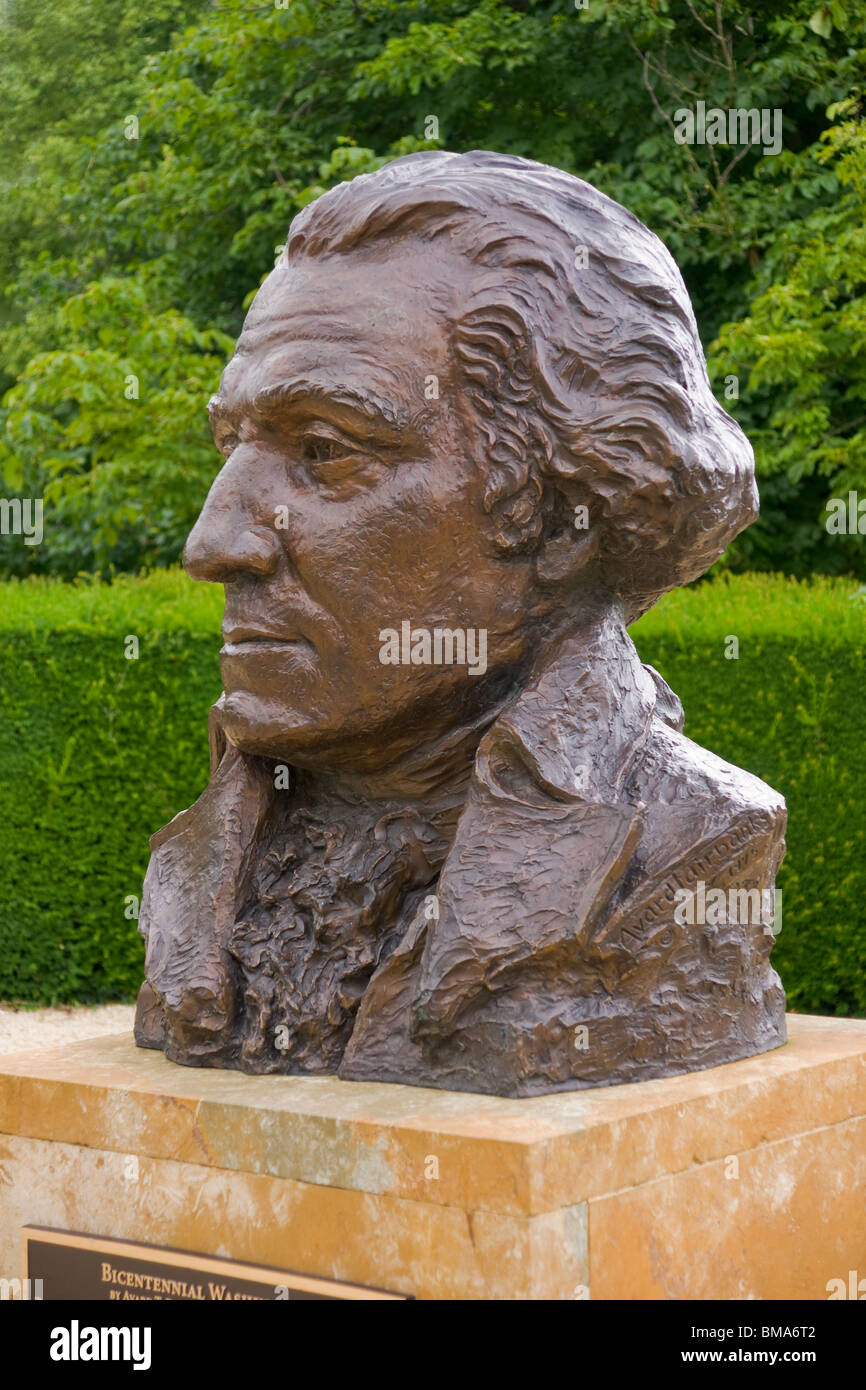 Bronze of Washington Stock Photo Alamy