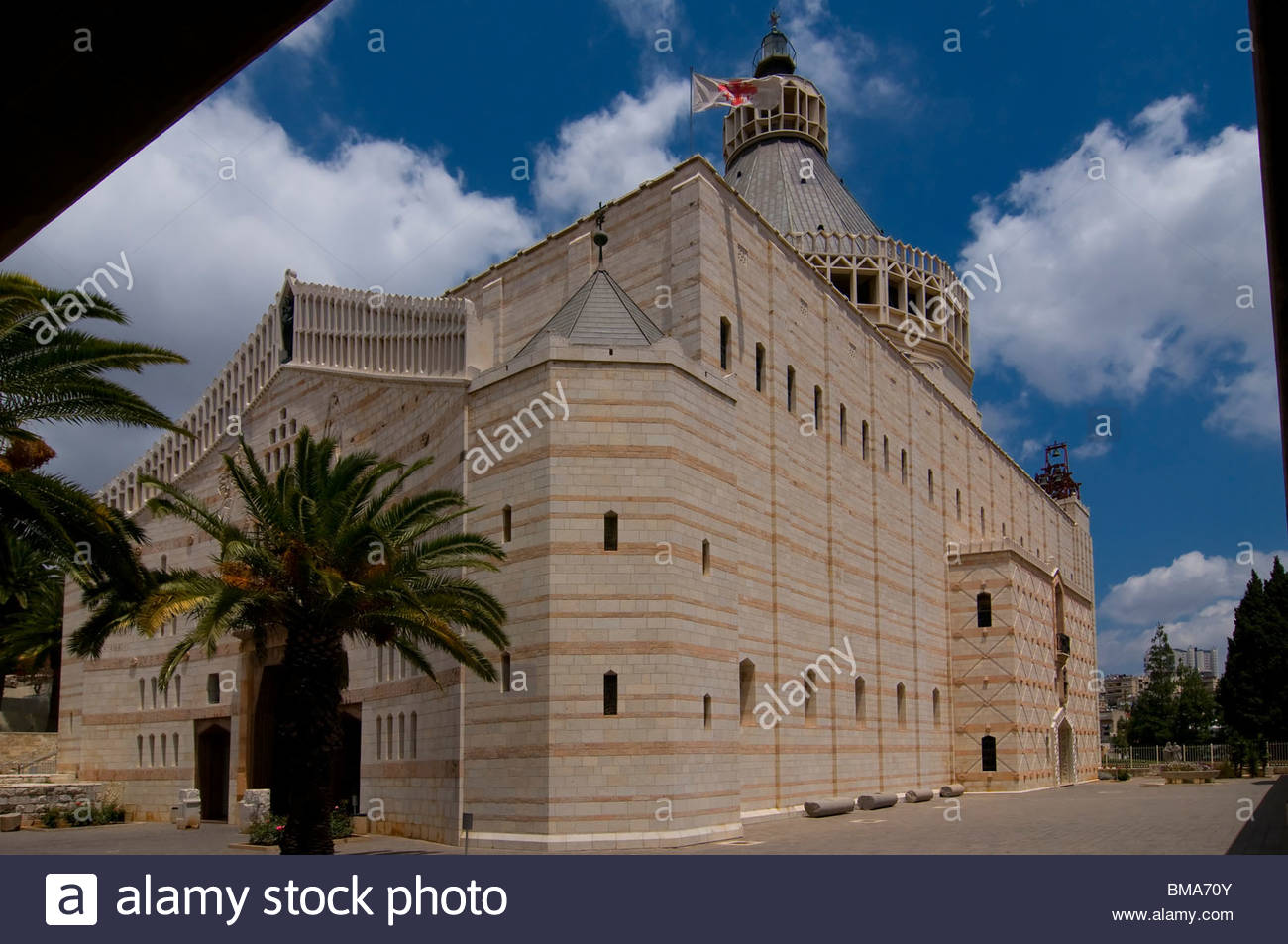 Church Of The Annunciation Nazareth Stock Photos & Church Of The ...