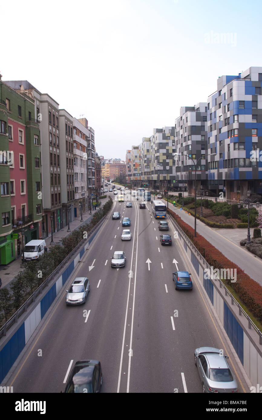 Contrast between old apartment hi res stock photography and images Alamy