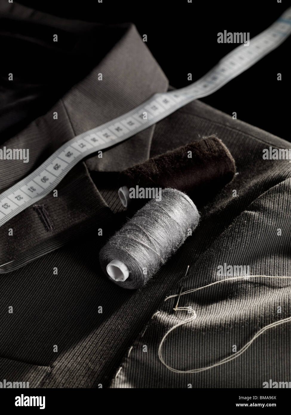 Tailoring a jacket Stock Photo