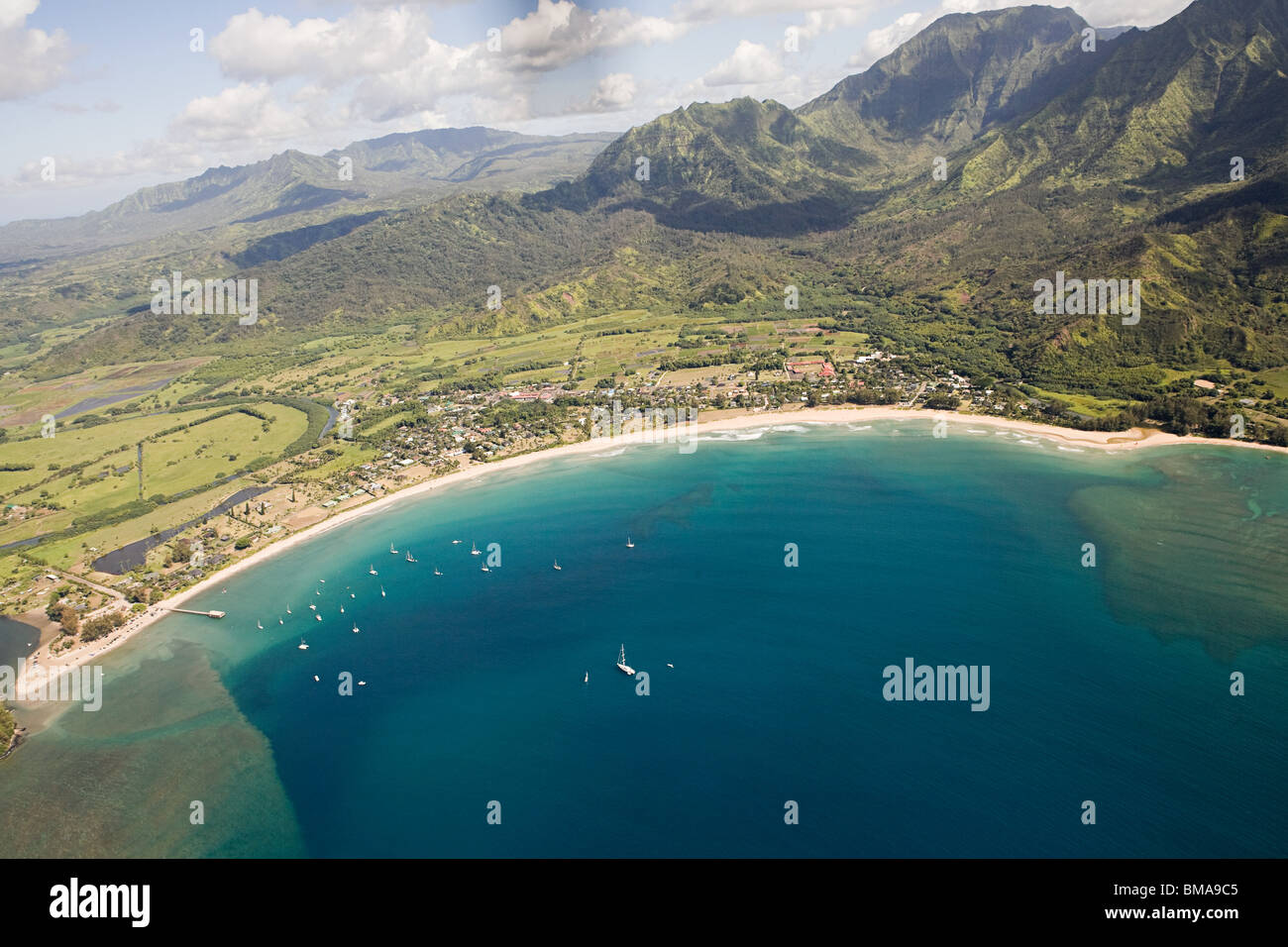 Princeville, kauai Stock Photo