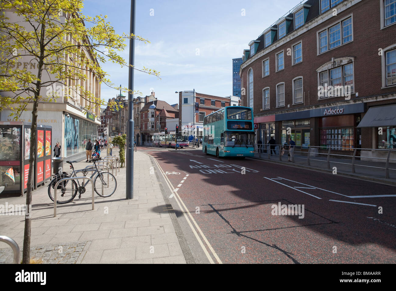Norwich city centre, St Stephens street Stock Photo Alamy