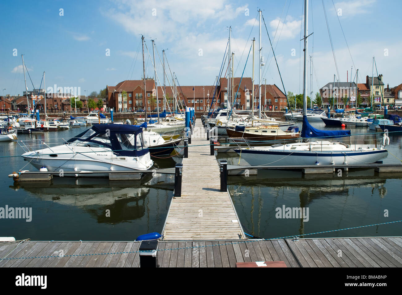 Hull Marina UK Stock Photo Alamy