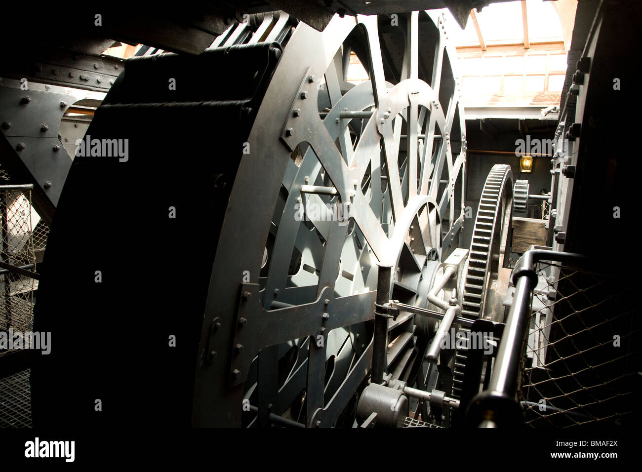 Steam engine, SS Great Britain maritime museum, Bristol, England Stock