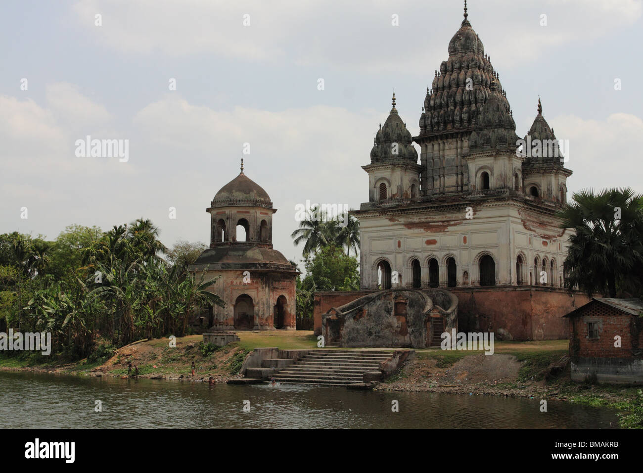 The Shiva Temple at Puthia, Bangladesh Stock Photo