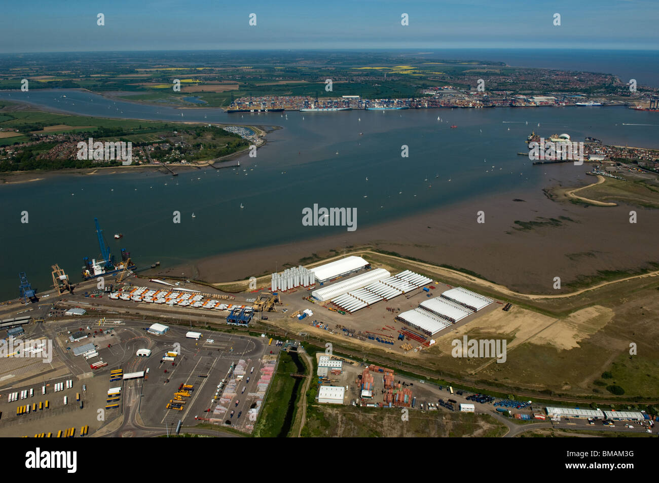 Harwich port aerial hires stock photography and images Alamy