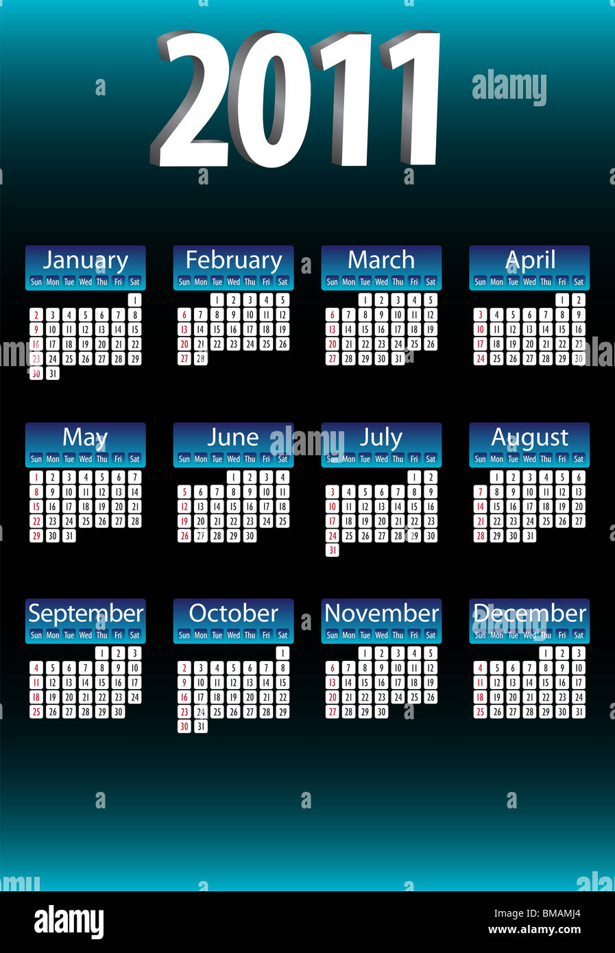 Fantasy calendar Cut Out Stock Images & Pictures - Alamy