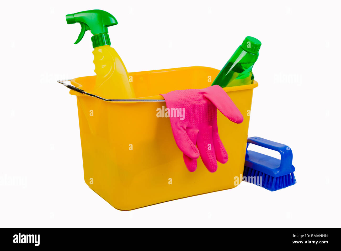 Cleaning materials Stock Photo
