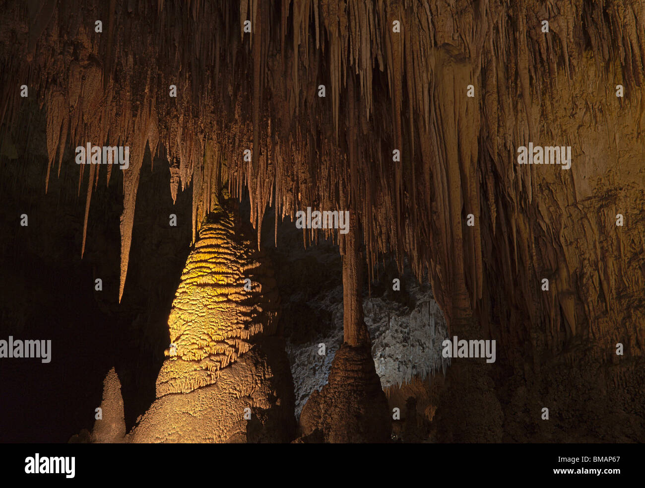 Temple of the Sun, Carlsbad Caverns National Park, New Mexico Stock Photo