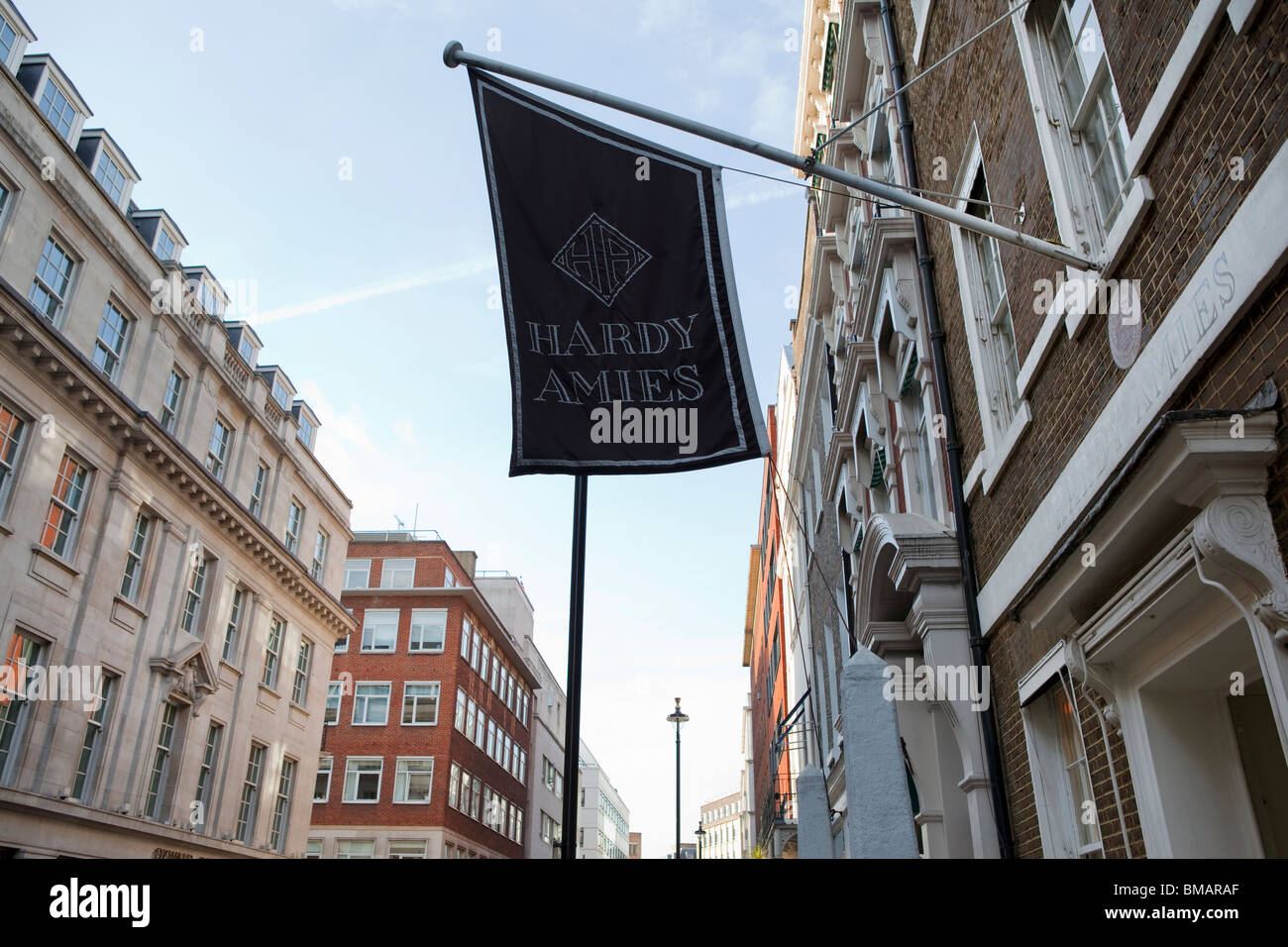 Savile Row tailors in London. Stock Photo