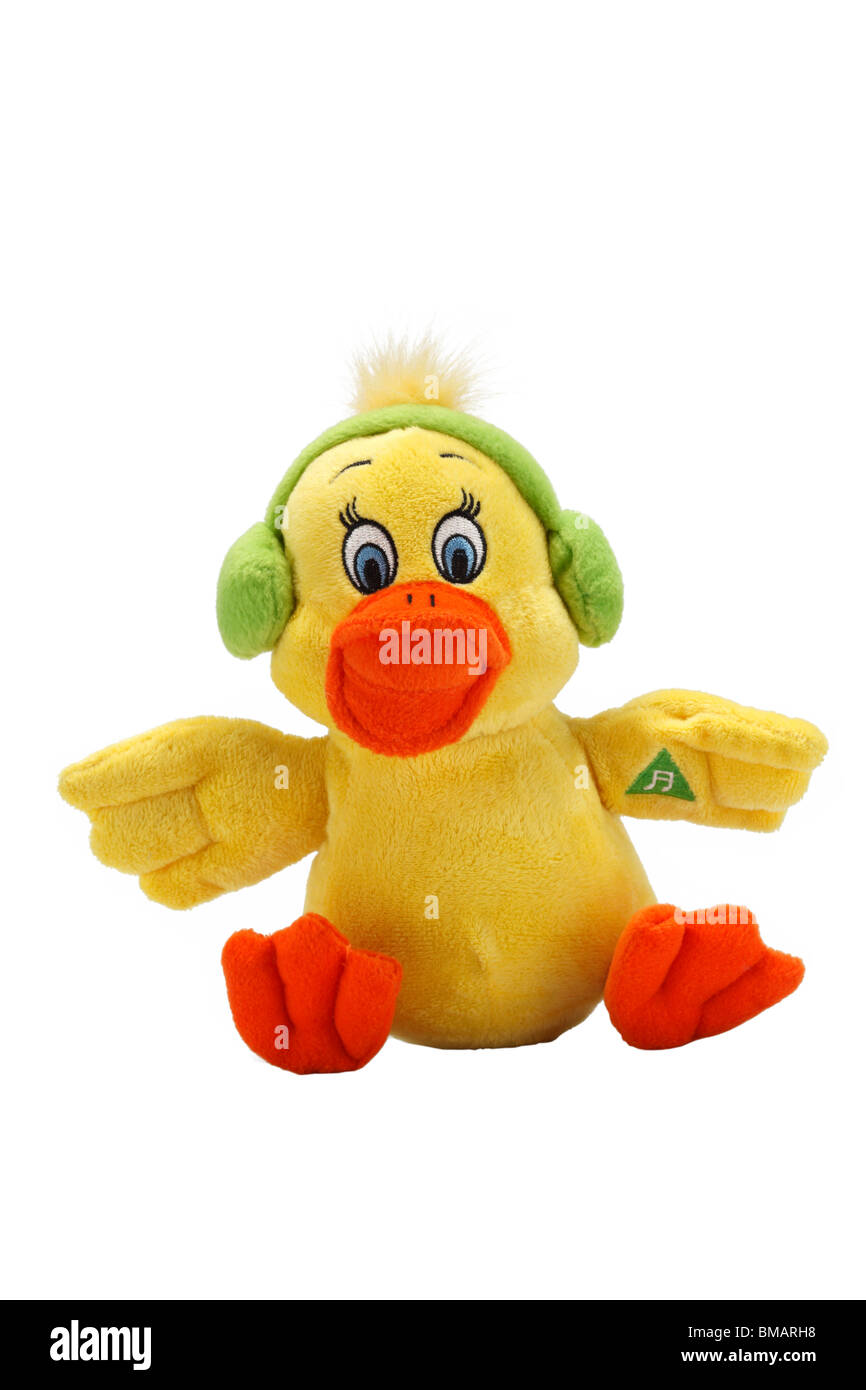 yellow duck cuddly toy