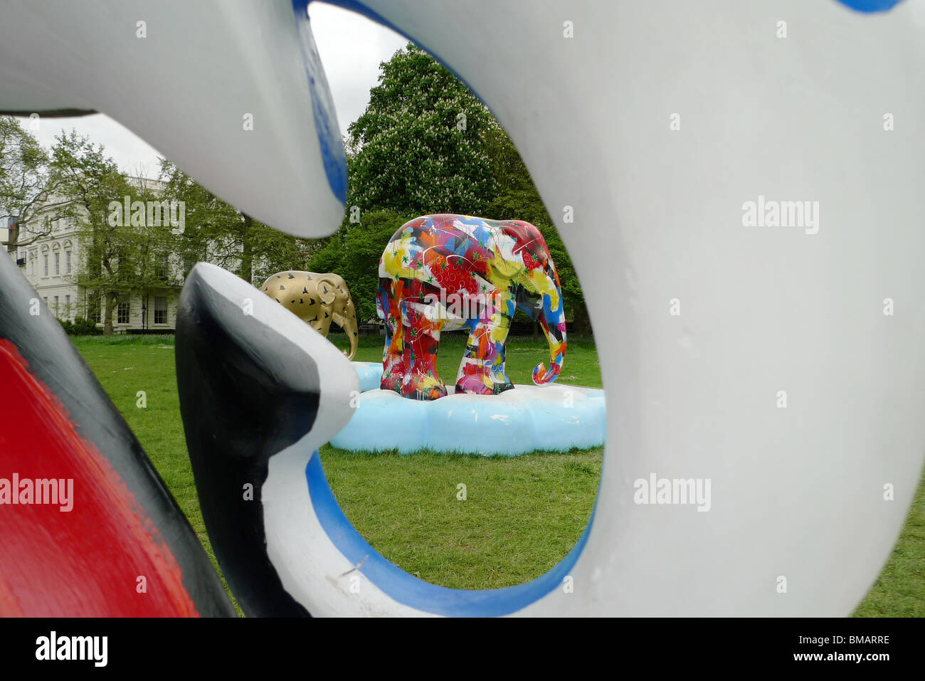 Elephant Parade London. Stock Photo