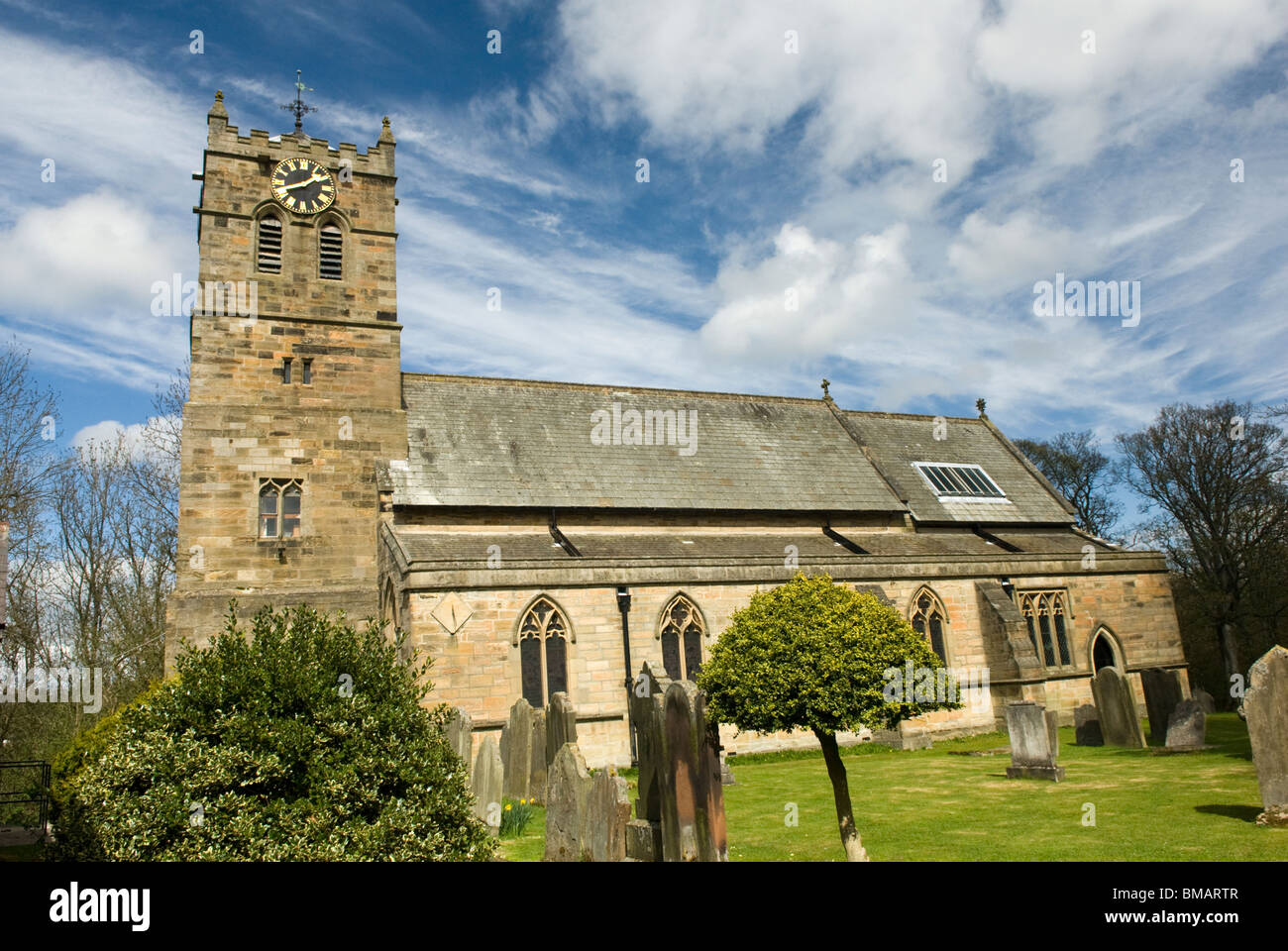 The Parish church of St Cuthbert's, Allendale, Northumberland, England