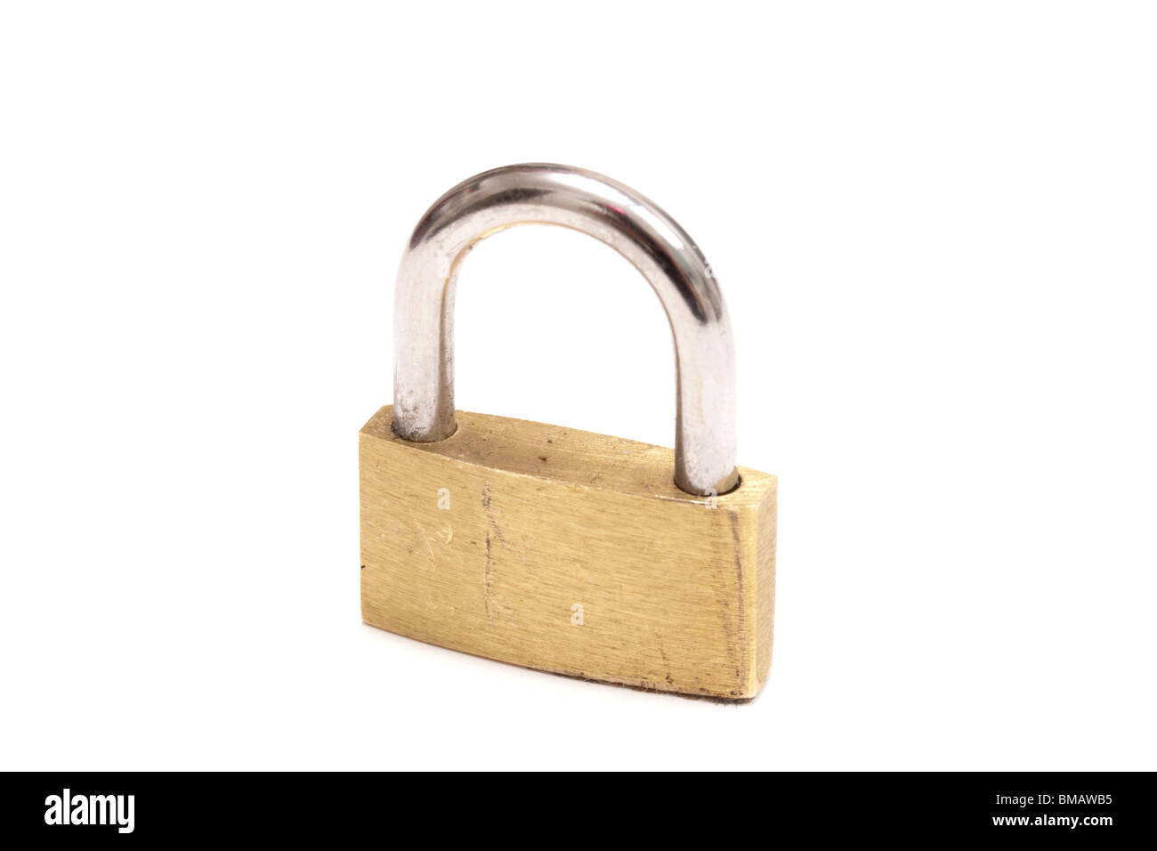 Padlock isolated on white background Stock Photo - Alamy