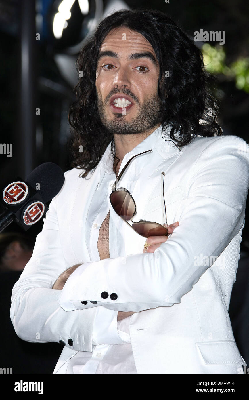 RUSSELL BRAND GET HIM TO THE GREEK WORLD PREMIERE LOS ANGELES CA 25 May