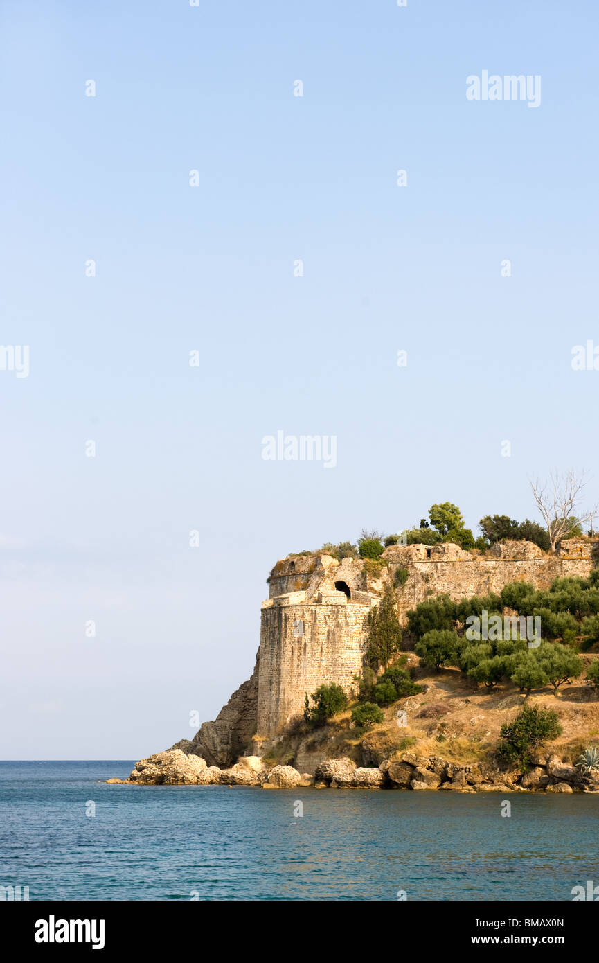 Venetian fortress in Koroni on the Peloponnese Stock Photo