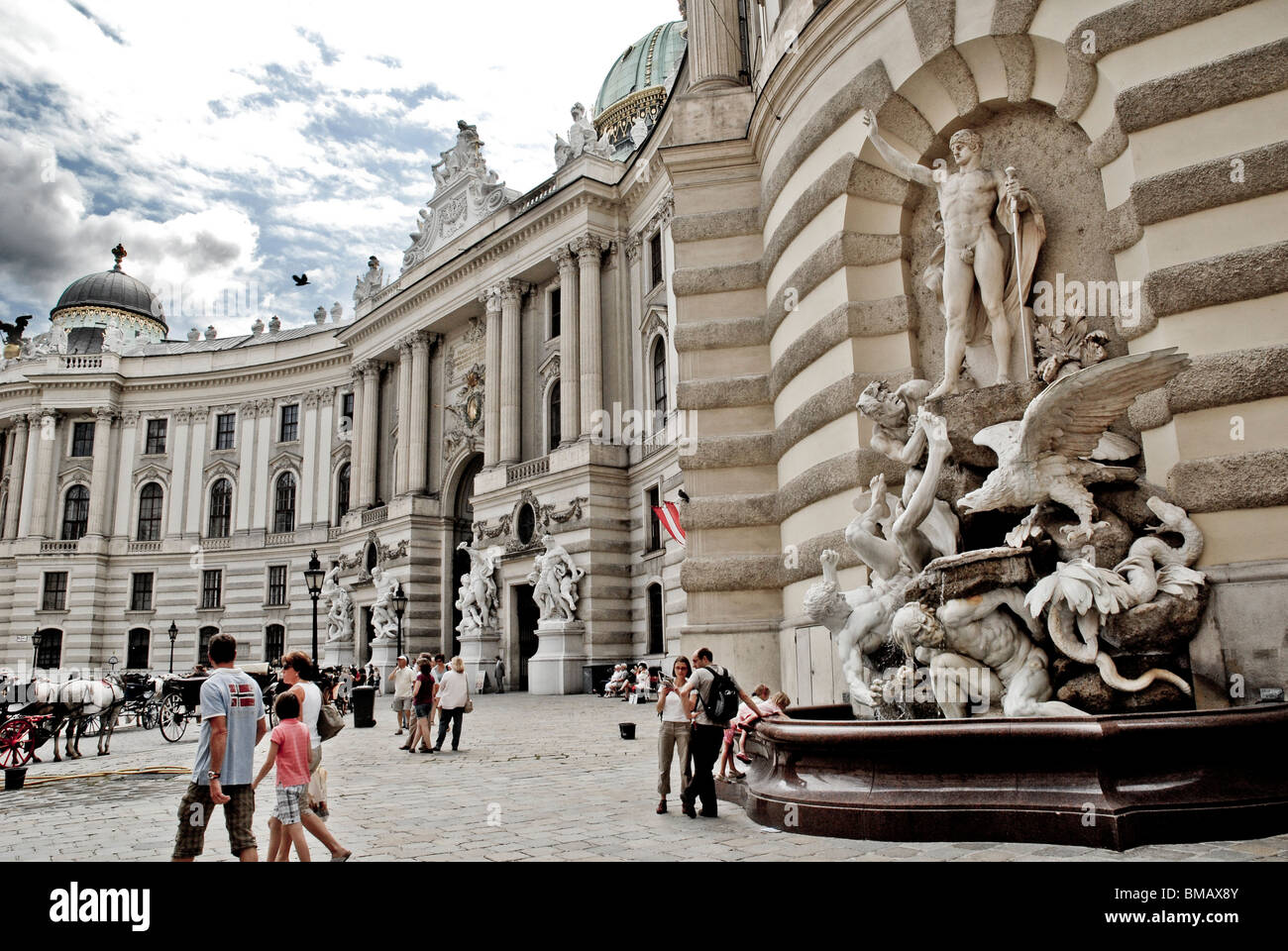 Hofburg Palace in Vienna Austria. Stock Photo