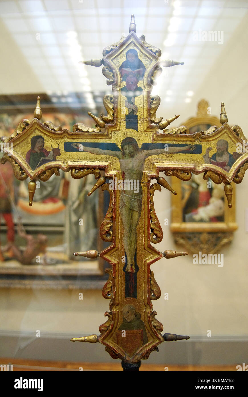 Processional Crucifix, by Pietro di Francesco Orioli, Metropolitan