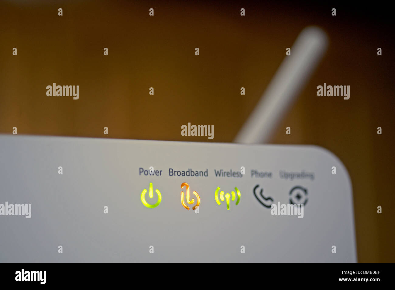 British wireless broadband router Stock Photo Alamy