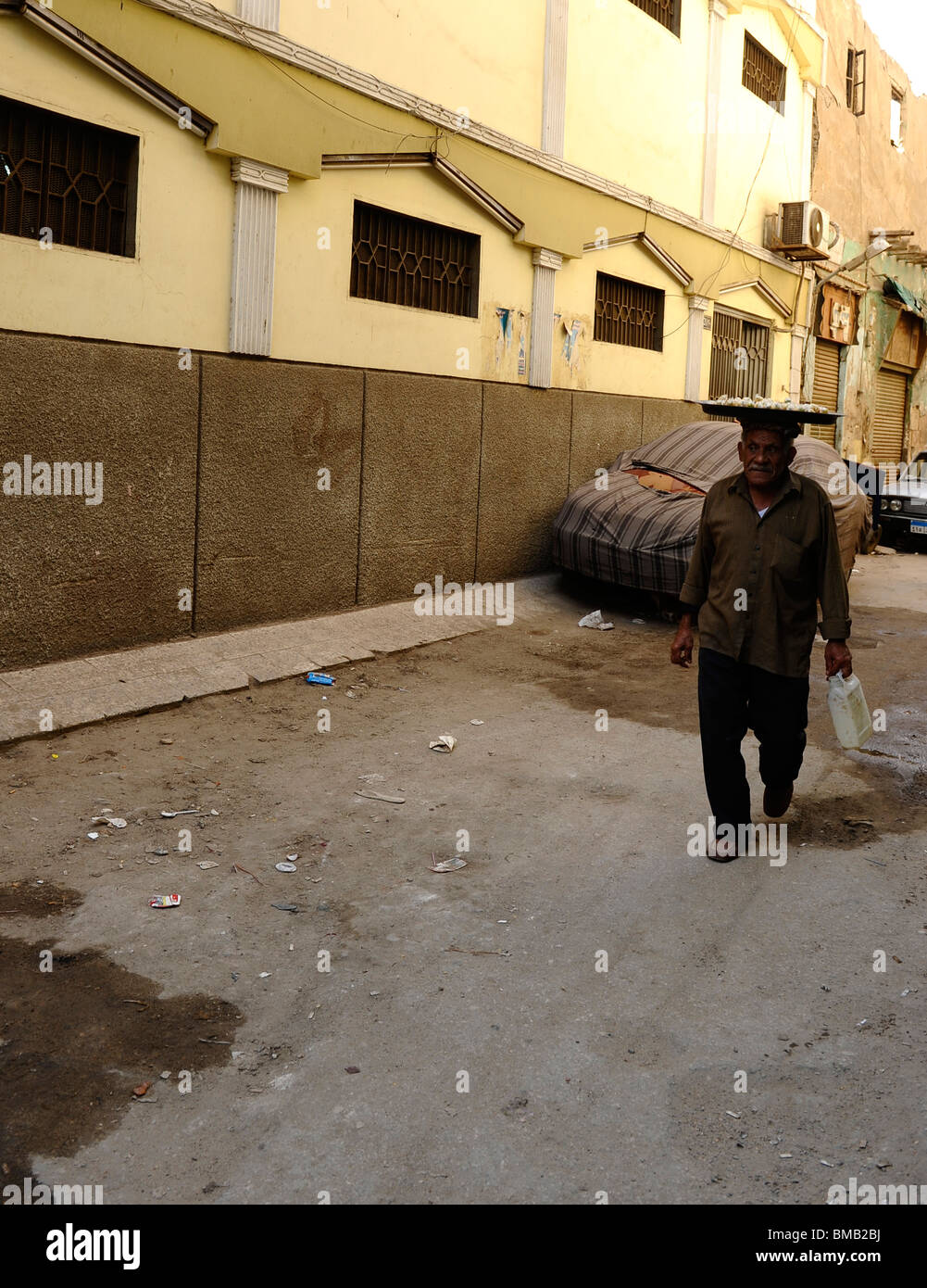 egyptian man in islamic cairo, street scene , cairo, egypt Stock Photo