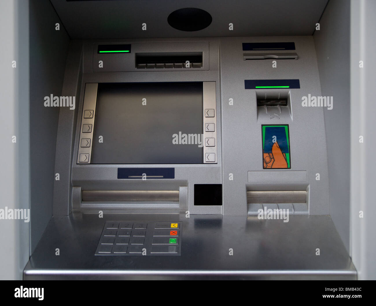 automatic teller machine for casah withdraw of a bank Stock Photo