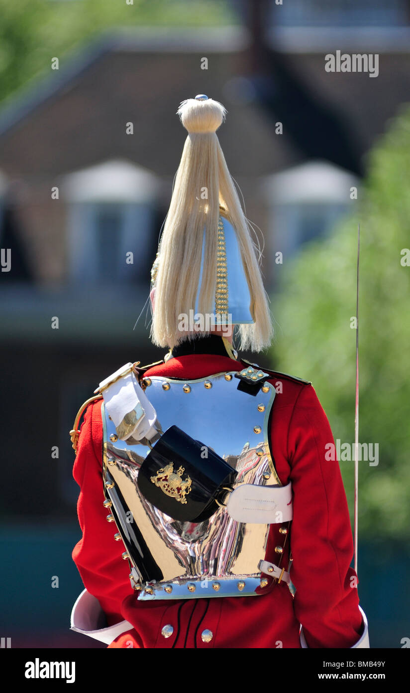 Household Cavalry, changing the guard at Horse guards parade, London, United Kingdom Stock Photo