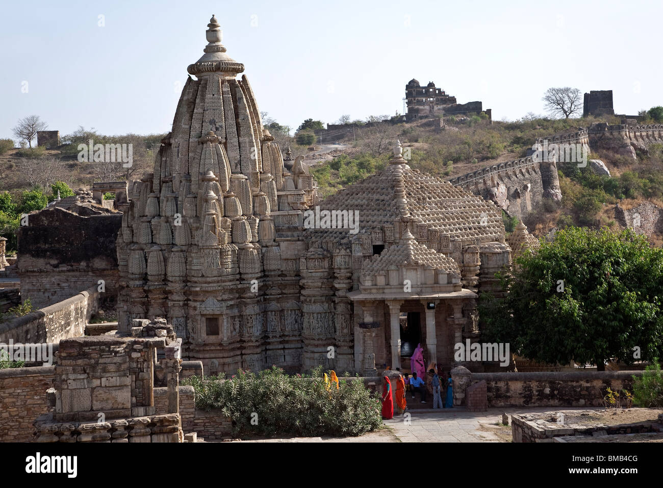 Sammidheshwar Temple. Chittorgarh Fort. Rajasthan. India Stock Photo