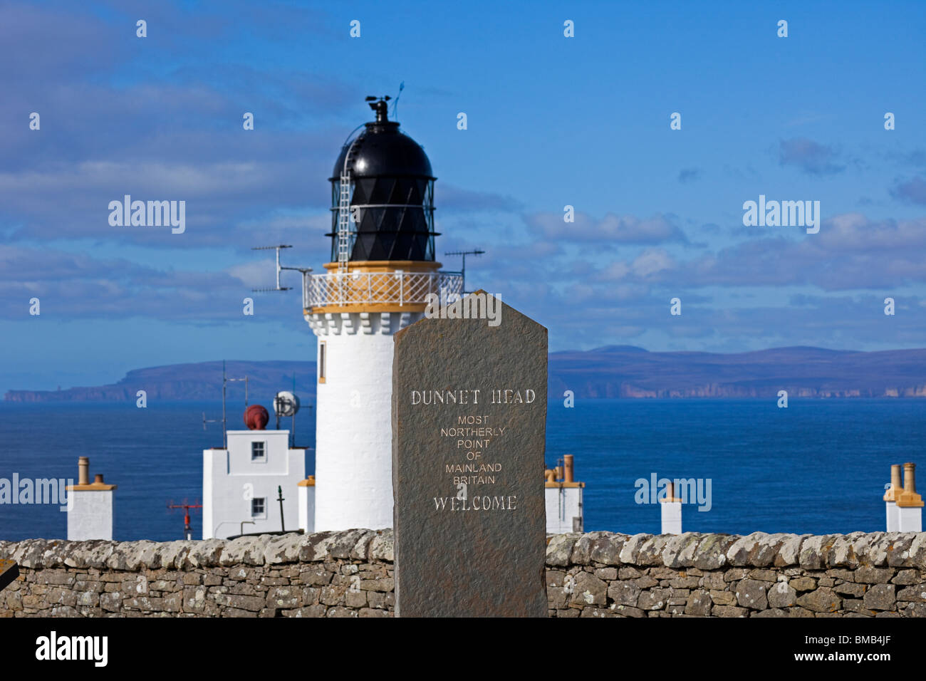 Dunnet Head lighthouse, Caithness, Scotland UK Europe Stock Photo
