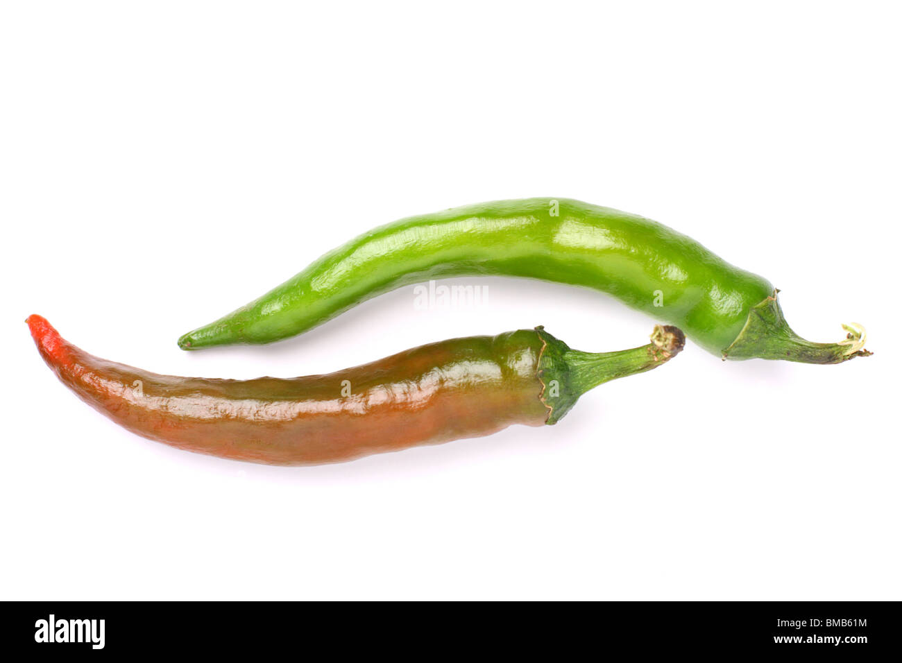 Chili peppers isolated on white background Stock Photo - Alamy