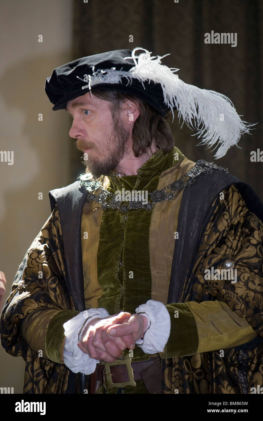 Scottish King James V, part of an historical event at Stirling Castle, Scotland Stock Photo Alamy