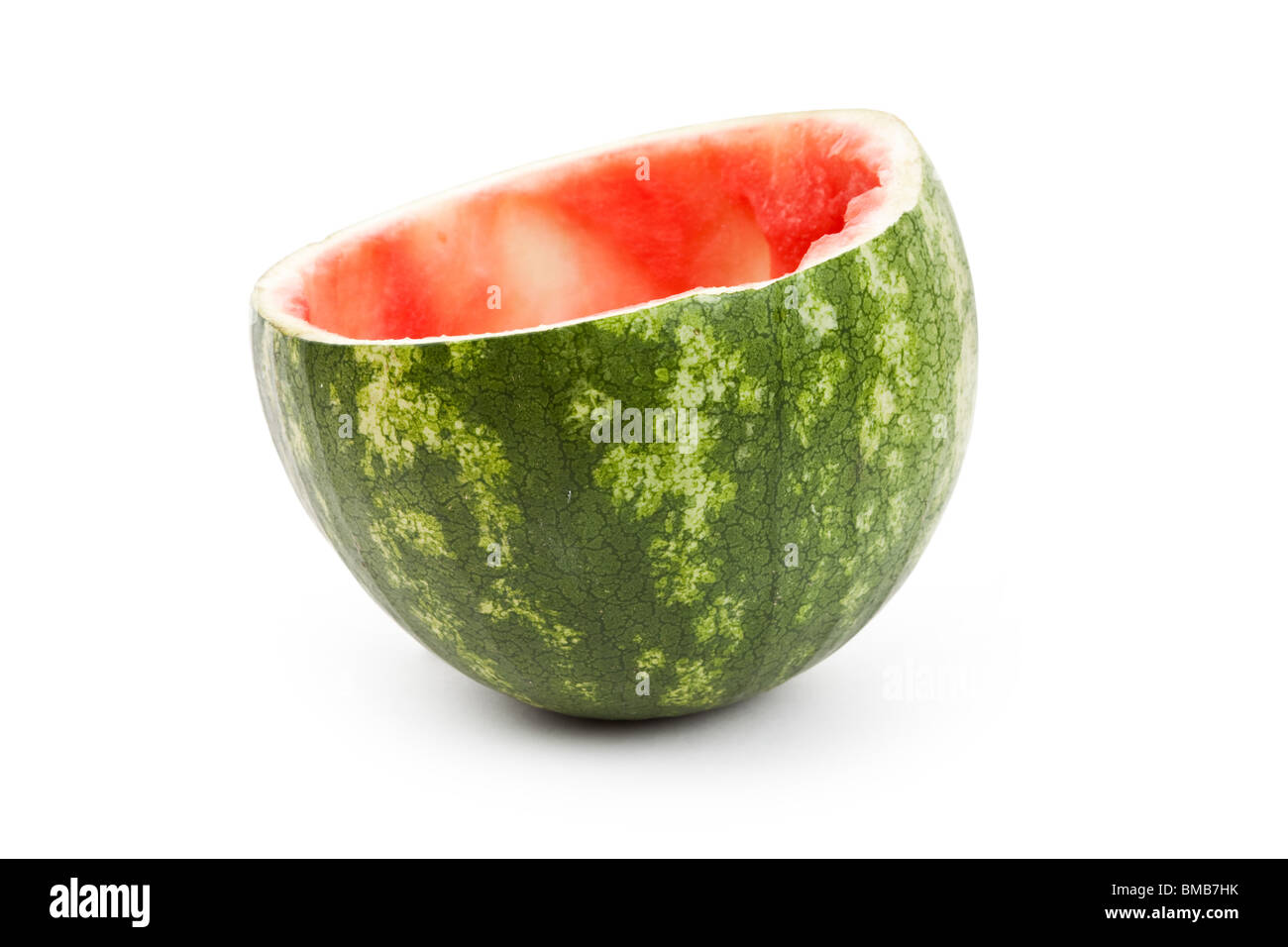 Watermelon Bowl with white background Stock Photo - Alamy