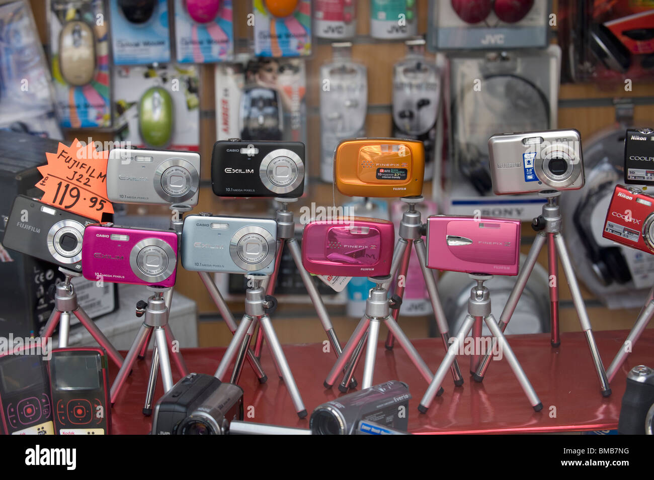 Digital Cameras Stock Photo