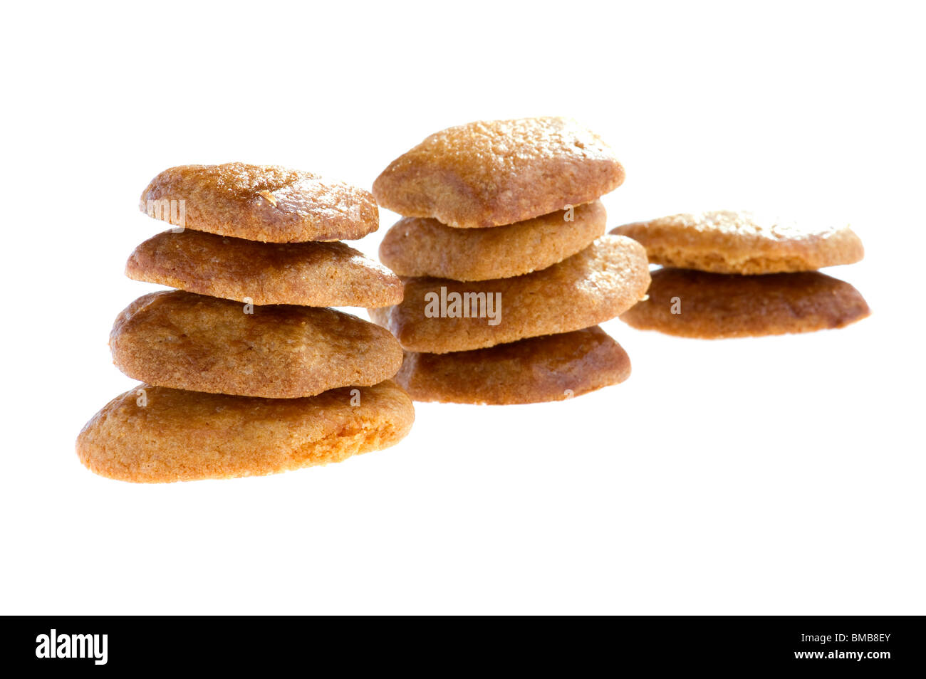 object on white - food cracker close up Stock Photo - Alamy