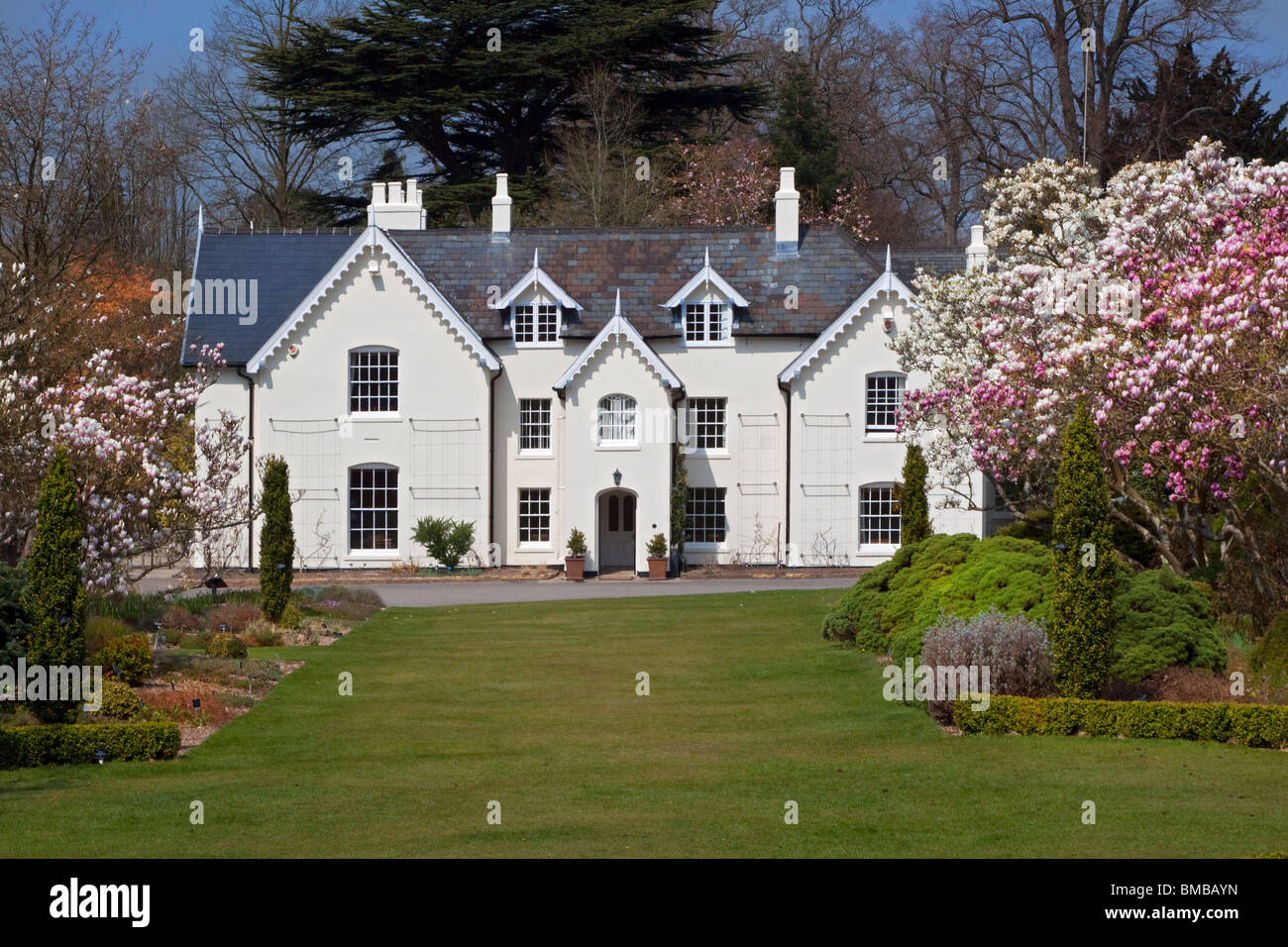 Jermyns House, Sir Harold Hillier Gardens, Ampfield, Hampshire, England Stock Photo Alamy