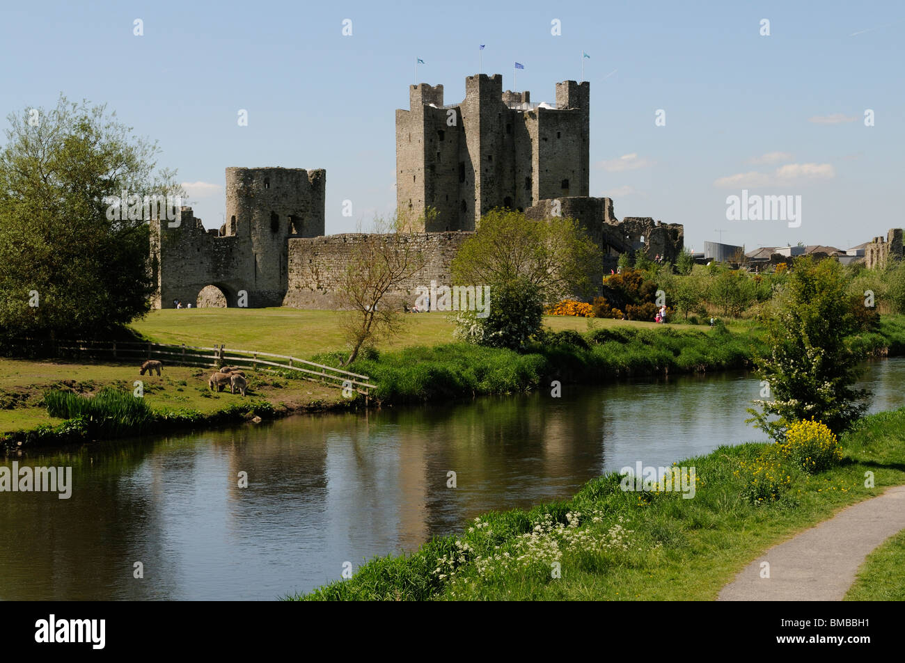 Trim Castle, County Meath Ireland. Largest Anglo Norman castle in