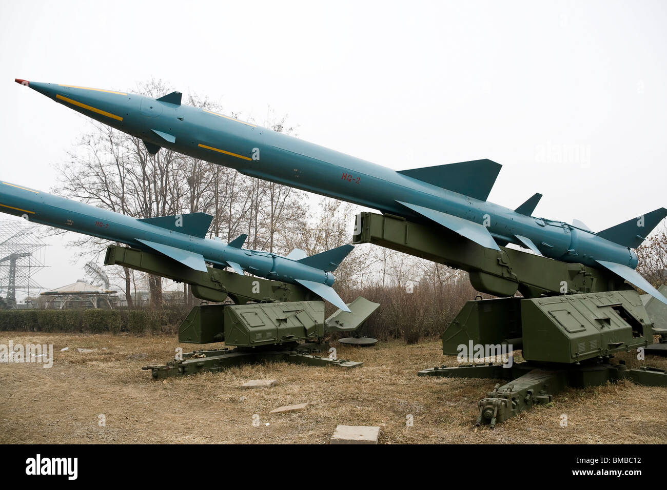 HQ-2 medium-range ground-to-air missile in china Stock Photo - Alamy