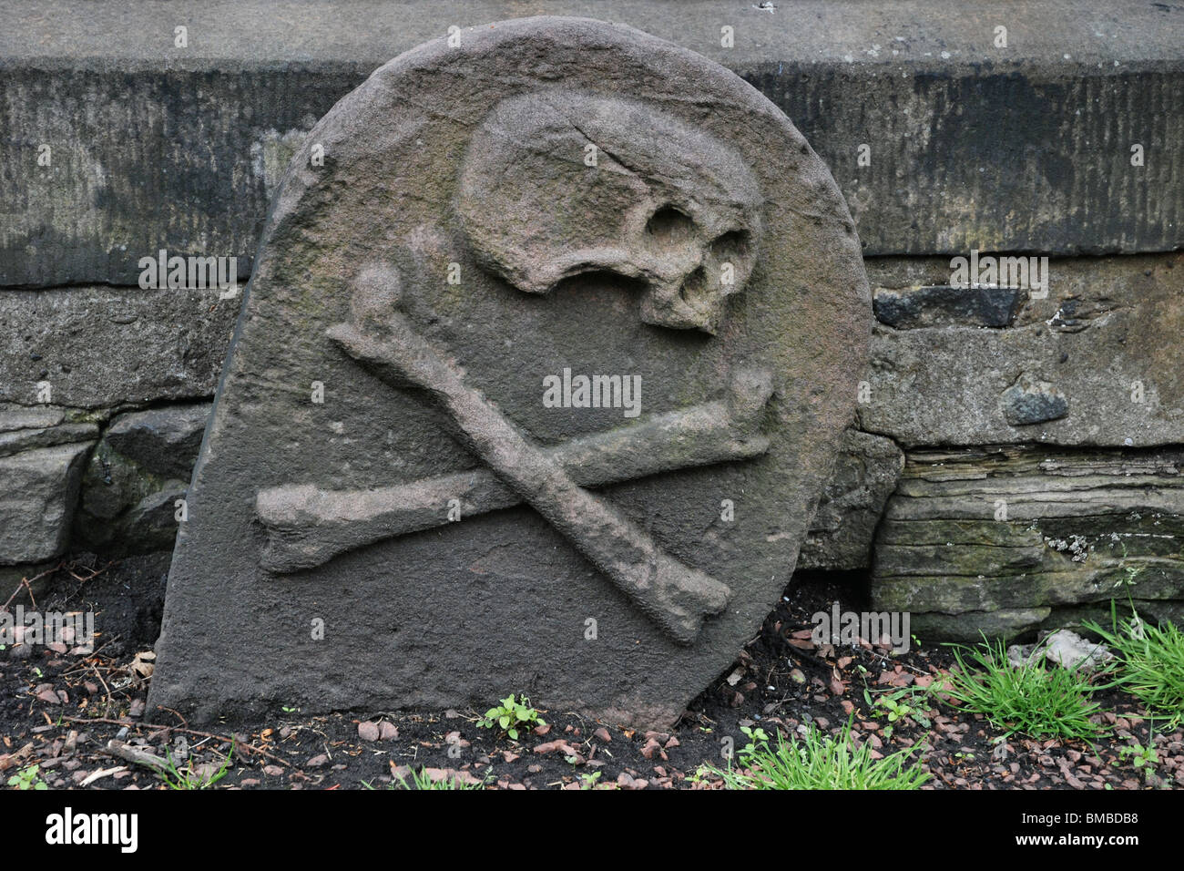 Edinburgh Cemetery Drawing Crossbones