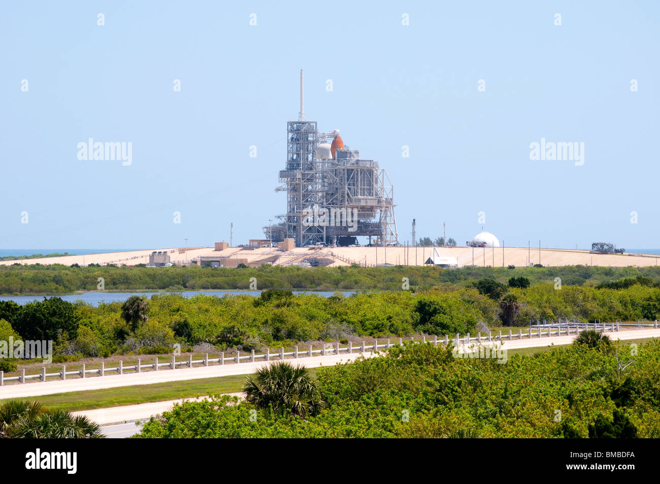 Launch Complex 39 (LC39), Pad 39A for launch at the Kennedy Space