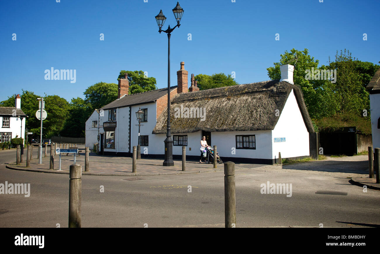 The village of Churchtown, Southport,England Stock Photo Alamy