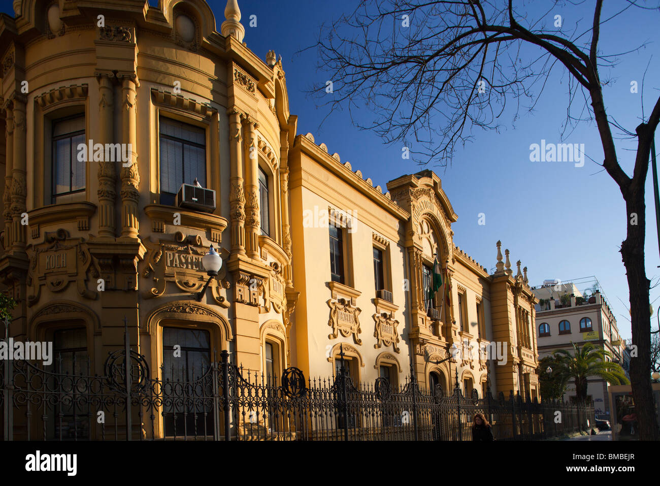 Laboratorio Municipal building (1912, design by the architect Antonio Arevalo Martinez), Seville, Spain Stock Photo