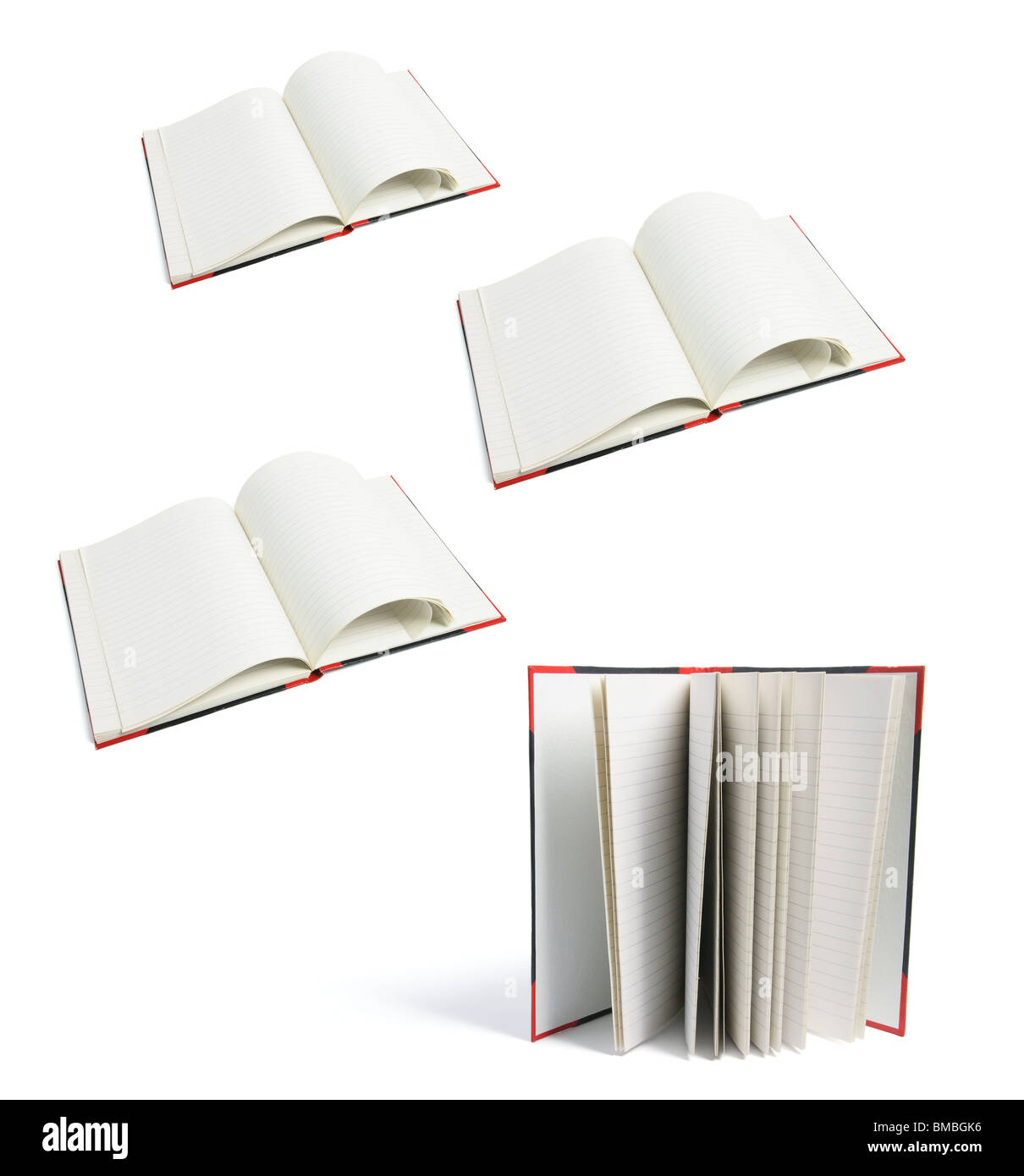 Hard Cover Note Books Stock Photo
