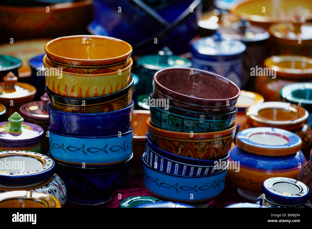 Arabic style pottery for sale Stock Photo Alamy
