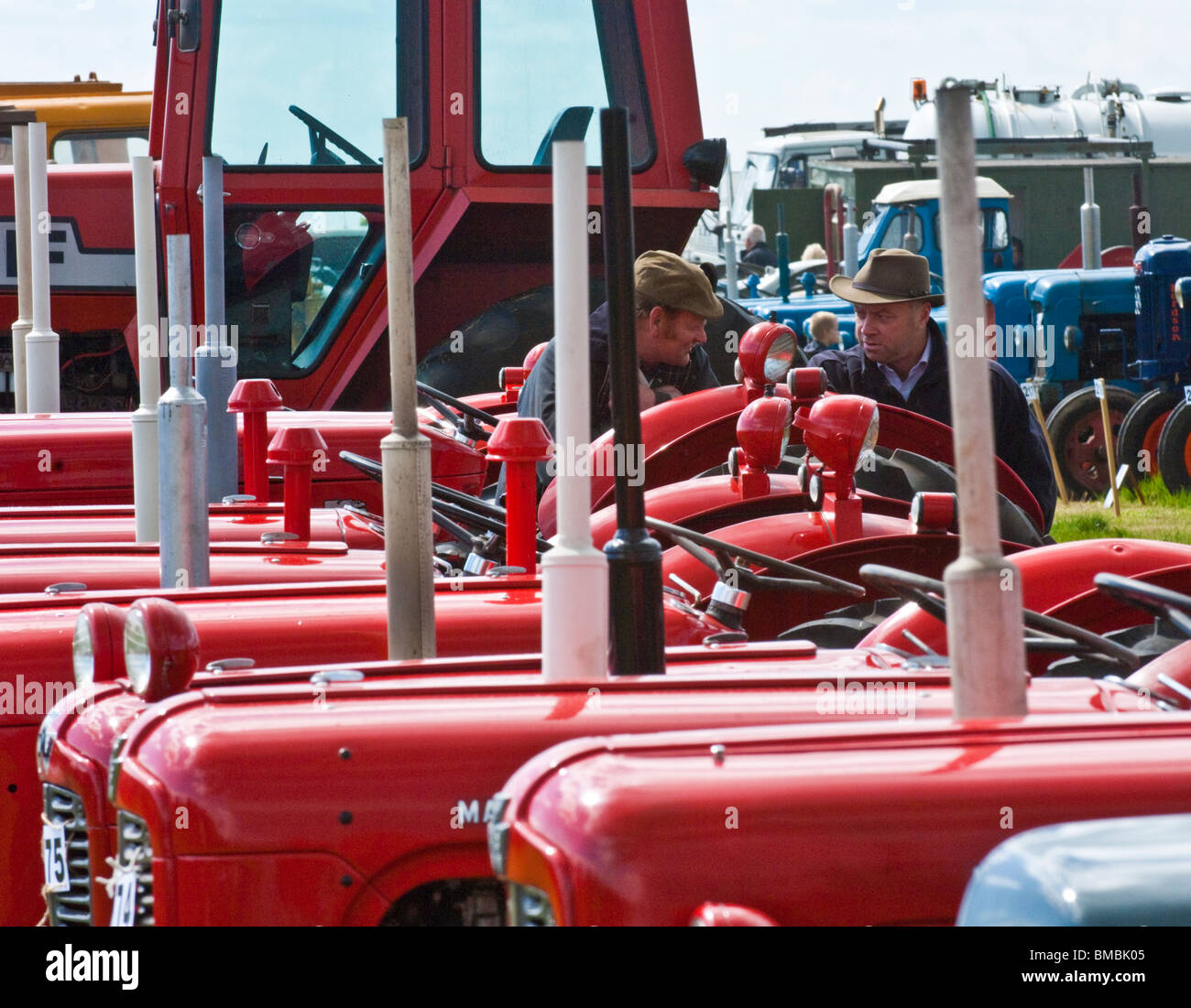 farmers at a tractor show Stock Photo Alamy